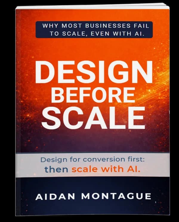 Design Before Scale, the book by Aidan Montague